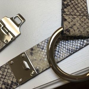 Michael Kors snake skin fashion belt